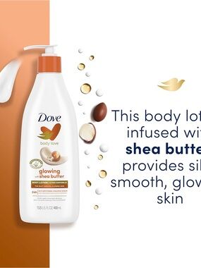 Dove Glowing Shea Butter Body Lotion